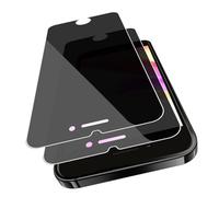 VideoSecu Privacy Screen Tempered Glass for iPhone 6/6s/7/8/SE 2020 Protective Film, Pack of 2 9H Hardness Bubble-Free Anti-Spy HD Screen Protector - 100% Touch Accuracy Privacy Screen Protector