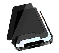 VideoSecu Tempered Glass Privacy Screen for iPhone 12 Mini Privacy Screen Protector, Pack of 2 Privacy Screen Protectors, 9H HD Clear, Anti Spy Protective Glass, Anti-Scratch, Shockproof, for Public