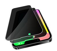 VideoSecu Tempered Glass Privacy Screen for iPhone 13/13 Pro Privacy Screen Protector, Pack of 2 Privacy Screen Protectors, 9H HD Clear, Anti Spy Protective Glass, Anti-Scratch, Shockproof, for Public