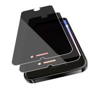 VideoSecu Tempered Glass Privacy Screen for iPhone SE Privacy Screen Protector, Pack of 2 Privacy Screen for iPhone 8/7/6s/6 Screen Protector HD Clear, Anti Spy Protective Glass Shockproof