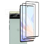 VideoSecu Tempered Glass Screen Protector for Google Pixel 6, 9H Hardness, Bubble-Free, HD Tempered Glass Screen Protector, 100% Touch Accuracy, Scratch-Resistant, Full Coverage, Pack of 2 + 2