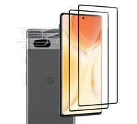 VideoSecu Tempered Glass Screen Protector for Google Pixel 7 Camera, HD 9H Hardness, Bubble-Free Tempered Glass Screen Protector, 100% Touch Accuracy, Scratch-Resistant, Full Coverage, Pack of 2 + 2