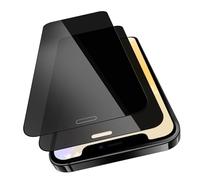VideoSecu Tempered Glass Screen Protector for iPhone 12/12 Pro, Pack of 2, HD 9H Hardness, Bubble-Free, Anti-Spy Screen Protector, 100% Touch Accuracy, Privacy Film, Scratch-Resistant
