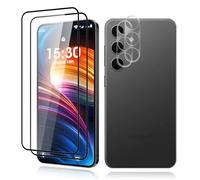 VideoSecu Tempered Glass Screen Protector for Samsung Galaxy S24, 9H Hardness Camera Protection, HD Screen Protector, Bubble-Free, Oil-Proof & Scratch-Resistant, Anti-Fingerprint Protective Glass
