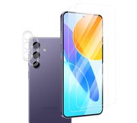 VideoSecu Tempered Glass Screen Protector for Samsung Galaxy S24 Plus Screen Protector with Camera Protection, 2 + 2 Pieces Fingerprint ID Shatterproof Screen Protector 9H HD Clear, Anti-Scratch