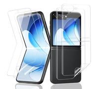 VideoSecu Tempered Glass Screen Protector for Samsung Galaxy Z Flip 6, Flexible Self-Healing TPU Film, Ultra HD, Bubble-Free, Scratch-Resistant, Anti-Fingerprint, Ultra Thin 0.2 mm, Anti-Dirt Pack of