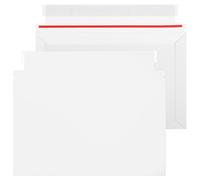 VIDETOL 120 Pcs A5 Cardboard Envelopes White, 250x163mm Rigid Mailer Envelopes with Peel and Seal, Lagre Cardboard Envelope for Posting and Mailing