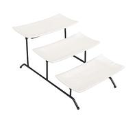 VIDETOL 3 Tier Serving Platter Set, Ceramic Food Display Stand, Dessert & Cake Presentation Stand, 3 Tier Serving Food Tray for Party