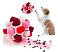 VidFair Snuffle Ball for Dogs,Interactive Foraging Toys,Training Natural Foraging Skills,Dog Feeding Training,Pet Puzzle Toys,Dog Food Ball for Small,Medium,Large (Light)