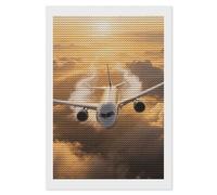 VIDI 5D Diamond Painting Kits for Adults, Wing Rush DIY Full Round Drill Diamond Art with Complete Tools, Beginner Friendly Craft for Stress Relief, Home Wall Decor and Gift Idea 8"x12"