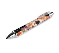 VIDI Ballpoint Pens Colorful Artistic Giraffe Fine Point 0.5mm Black Pen with Super Soft Grip Ball Point Pen Smooth Writing Retractable Pens for Men Women 1 PCS