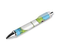 VIDI Ballpoint Pens Frog Fine Point 0.5mm Black Pen with Super Soft Grip Ball Point Pen Smooth Writing Retractable Pens for Men Women 1 PCS