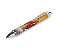 VIDI Ballpoint Pens Myth Queen Fine Point 0.5mm Black Pen with Super Soft Grip Ball Point Pen Smooth Writing Retractable Pens for Men Women 1 PCS