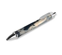 VIDI Ballpoint Pens Witch in The Sky Fine Point 0.5mm Black Pen with Super Soft Grip Ball Point Pen Smooth Writing Retractable Pens for Men Women 1 PCS