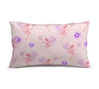 VIDI Fairy Magic Wand Throw Pillow Covers Decorative Pillow Protectors with Hidden Zipper Soft Plush Pillowcase Lumbar Pillows Covers for Living Room Couch Bed Sofa Home Decor 8"x12"