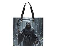 VIDI Grim Reaper Tote Bags for Women Handbags Shoulder Bag Casual Satchel Bag Stylish Purse for Work Travel