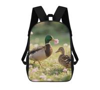 VIDI Laptop Backpack Funny Ducks Fashion Bookbag Carry-on Daypack Crossbody Bag for Travel 17 In