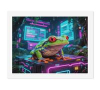 VIDI Paint by Numbers Kit Frog Digital Oil Painting for Adults DIY Pattern Paint by Number for Beginner Hanging Canvas Oil Painting Kit for Wall Decor 30x40cm