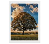 VIDI The Eternal Tree 5D Diamond Painting Kits for Adults DIY Full Round Drill Diamond Art with Complete Tools Beginner Friendly Craft for Stress Relief, Home Wall Decor and Gift Idea 12"x16"