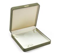 Vidifina Ring/Earring/Necklace/Bracelet/Bangle Jewelry Set Box Luxury Gift Box for Anniversary Birthday Christmas Jewelry Storage Case for Women (JEWELRY SET-MATCHA)