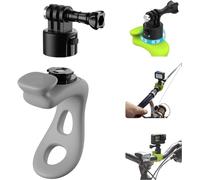 VIDIFY Multifunctional Strong Flexible Wrap Around Tube Ring Mount For GoPro 13 12 Action Cameras, DJI, Attach Your Camera To A Variety Of Tube Objects Frames, Gym Equipment (Quick Release Mount)