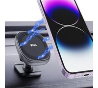 VIDIFY VRIG Magnetic Car Mount, Magnetic Phone Car Dashboard Mount, 360° Flexible Rotatable Ball Head Design, Strong Magnets for Car Dash for iPhone Samsung & All Phones As Includes Magnetic Disc