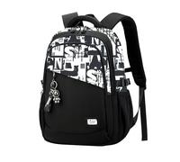 VIDOCSCLA Graffiti Boys Backpack for School Primary Middle School Backpack Teens Boys Bookbag