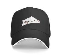 VIDOJI Baseball Cap Classic Casual Cute Cat Baseball Hat Hood Military Tactical Hat Boys Girls Hat Perfect