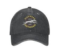 VIDOJI Baseball Cap Classic Casual Richmond Greyhounds Lasso Baseball caps Men Distressed Denim Snapback Cap Outdoor Summer Gift Hats