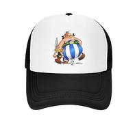 VIDOJI Baseball Cap Classic Manga Asterixs Obelix Baseball Cap Men Women Adjustable Trucker Hat Sun Protection Perfect