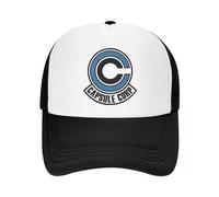 VIDOJI Baseball Cap Cool Capsule Corp. Trucker Hat Men Women Custom Adjustable Adult Baseball Cap Outdoor Perfect