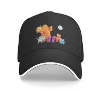 VIDOJI Baseball Cap Fashion Unisex Hip Hop Custom Casual Bear in The Big Blue House Baseball Cap for Men and Women Sleeve Hiking Hat Novelty