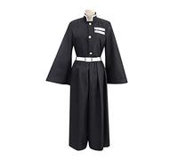 VIDOJI Tokitou Muichirou Cosplay Costume Kimono Uniform Outfit Halloween,M-Black