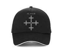 VIDOJI Unisex Baseball Cap Fashion Heavy Slayer Thrash Metal Baseball Cap for Men Women ARoll Band Dad Hat Outdoor Cross Bonnet