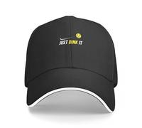 VIDOJI Unisex Baseball Cap Just Dink it Pickleball Baseball Cap for Men and Women Sports Cap Fun