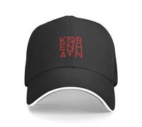 VIDOJI Unisex Baseball Cap Men's and Women's Baseball Cap Cube Hat Funny Hat Denmark Cap