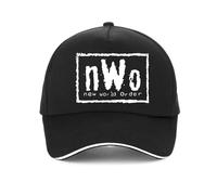 VIDOJI Unisex Baseball Cap NWO World Order Wrestling Adult Black caps for Men Casual Pride Baseball Cap Men Unisex New Adjustable Snapback Hats
