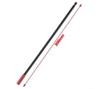 Vidonergy 1/4" Quick-Change Magnetic Extension Rod Set for Power Drills & Electric Screwdrivers - Chrome-Vanadium Steel, 50mm/60mm/100mm/150mm/300mm Lengths,(300mm)