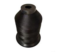 Vidonergy 150D Nylon Thread for Rod Guide For Ring Tying, 0.13mm Diameter Fishing Line Repair Thread, Fluorescent Yellow/Orange/Purple/Red/Blue/Grey/Black, 10x7cm, 120g, for(black)