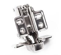 Vidonergy 165 Degree Spring Hinge for Cabinet, Bathroom, Corner Cupboard Door - Adjustable 135-170°, Nickel Plated Cold Rolled Steel, 1.2 mm Thick, Includes