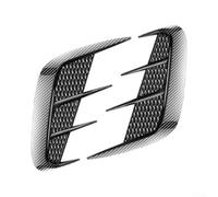 Vidonergy 2Pcs Car Body Side Vent Cover Trim, Carbon Fiber Black Plastic Decorative Sticker for Fitment(Carbon fiber)