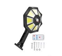 Vidonergy 360° Wide-Angle Solar Flood Light with Motion Sensor & Remote Control - IP66 Weatherproof Outdoor Work Light for Gardens, Driveways, and Parking(168COB)