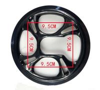 Vidonergy 42T Chain Guard Protector for Crankset - 9.5cm Pitch, 4-Hole Mount, For Durable Plastic Wheel Cover Guard for Road & Mountain For Bike Cranks