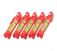 Vidonergy 5-Piece Hanging String Level Kit with Molded Hooks for Horizontal Bubble Alignment - 3 Inch Plastic Level Tool for Construction,(SKU)