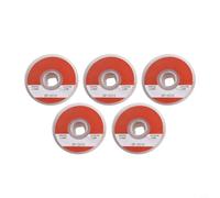 Vidonergy 5pcs Solder Desoldering Braid 1.0-3.5mm 1.5m Length Copper Wire for Solder Remover, No-Clean Solder Strip for Electronics Repair(2.0mm)