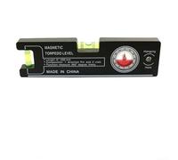 Vidonergy Acrylic and ABS Angle Meter Level with Hanging Hole, 90′ Accuracy, 20 x 5.5 x 1.6 cm Bubble Ruler for Angle and Slope Measurement(SKU)