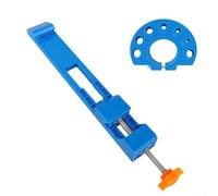 Vidonergy Adjustable Cutting Guide for Circular Saws, Base Rail with Two-Way Locking, Compatible with 4-Inch Saw Bases, Lightweight Aluminum and ABS Design for Wood Tile Marble Cutting(Blue)