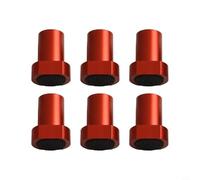 Vidonergy Aluminum Alloy Bench Dogs for Woodworking Table Clamping, 19mm/20mm Workbench Stop Positioning, Pack of 6 Compatible with Dog Holes, Non-Slip Limit Tenon for Milling and Cutting(19MM red)