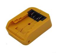 Vidonergy Battery Adapter for DCB203 DCB200 18V Li-ion Power Tool Battery Terminal Block Replacement Compatible with 18V Tools Yellow Plastic Mount Connector for DIY Robotics RC Toys