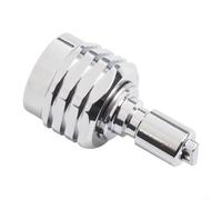 Vidonergy Brass Quick-Release For BCD Low-Pressure Male to Female 9/16-18 UNF Regulator Adaptor Connector for Scuba Diving - Silver, 33×17.5 mm, 25 g